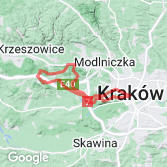 Mapa VIII Krakowski Maraton Rowerowy